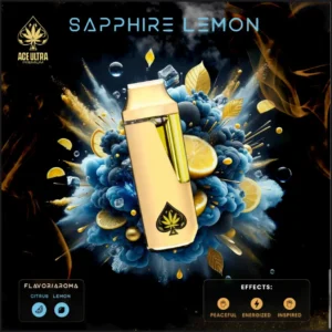 sapphire lemon – ace ultra premium disposable vape 2g